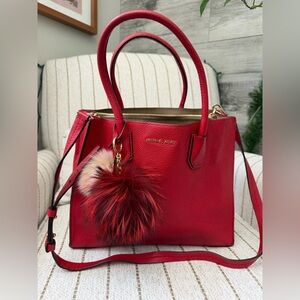 Michael Kors Mercer Pebbled Leather Tote Bag